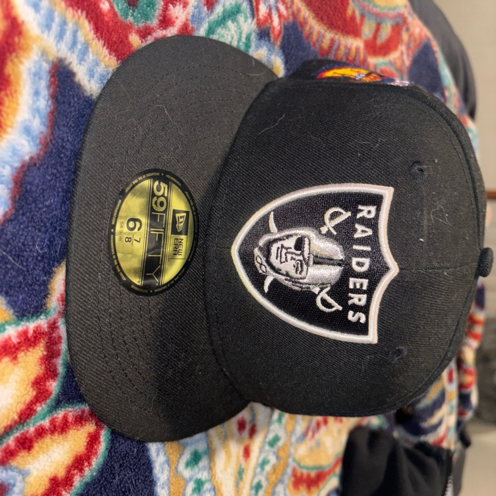 New Era Raiders Black Cap
